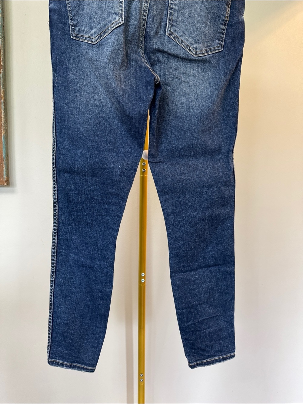 Kut from the Kloth Dark Wash High-Rise Button-Fly Skinny ankle Jeans 6 - Picture 6 of 12
